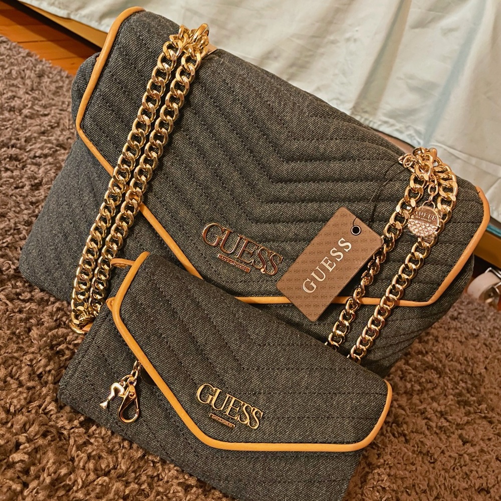 Guess purse and wallet